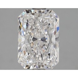 Diament laboratoryjny bezbarwny radiant, 2.06ct, VVS2, D, GIA 6505134302