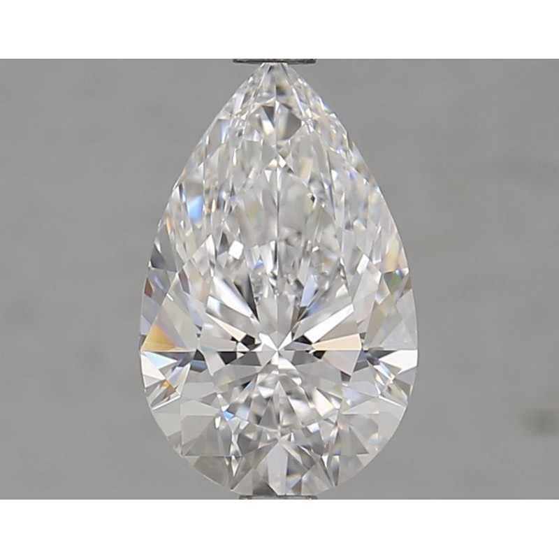 Diament laboratoryjny bezbarwny szlif gruszkowy, 2ct, VVS1, D, GIA 2507121099