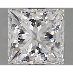 Diament laboratoryjny bezbarwny szlif princess, 1.66ct, VVS2, D, GIA 2506178414