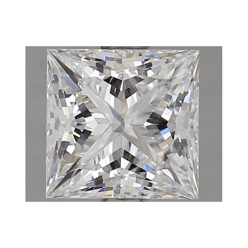 Diament laboratoryjny bezbarwny szlif princess, 1.66ct, VVS2, D, GIA 2506178414