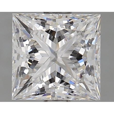 Diament laboratoryjny bezbarwny szlif princess, 1.66ct, VVS2, D, GIA 2506178414