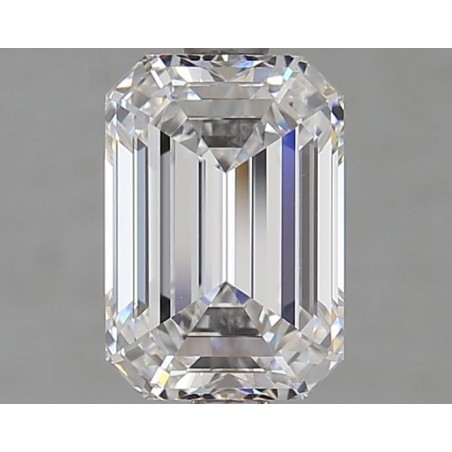 Diament laboratoryjny bezbarwny szlif szmaragdowy, 2.01ct, VVS1, D, GIA 5506161558