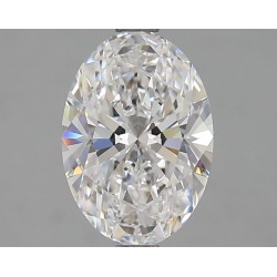 Diament laboratoryjny bezbarwny szlif owalny, 2.12ct, VVS2, D, GIA 7508122126