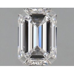 Diament laboratoryjny bezbarwny szlif szmaragdowy, 1.61ct, VVS1, D, GIA 2506228808