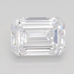Diament laboratoryjny bezbarwny szlif szmaragdowy, 1.04ct, IF, D, IGI LG628401159
