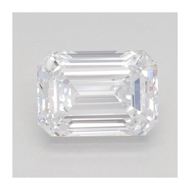 Diament laboratoryjny bezbarwny szlif szmaragdowy, 1.04ct, IF, D, IGI LG628401159