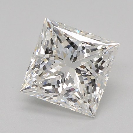 Diament laboratoryjny bezbarwny szlif princess, 1.55ct, VVS2, F, IGI LG605393838