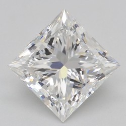 Diament laboratoryjny bezbarwny szlif princess, 1.95ct, VVS2, E, IGI LG605380809