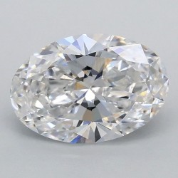 Diament laboratoryjny bezbarwny szlif owalny, 1.01ct, VVS2, E, IGI LG724531955