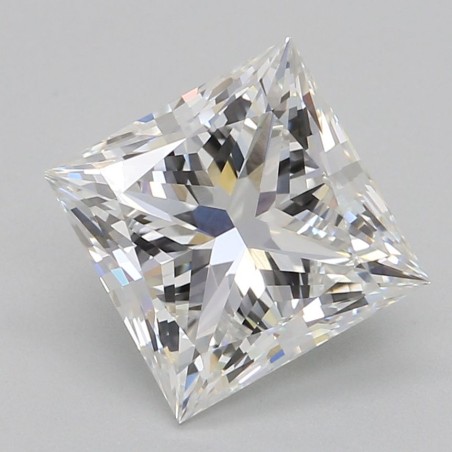 Diament laboratoryjny bezbarwny szlif princess, 1.55ct, VVS2, F, IGI LG605360112
