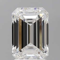 Diament laboratoryjny bezbarwny szlif szmaragdowy, 2.1ct, VVS2, D, IGI LG741532017