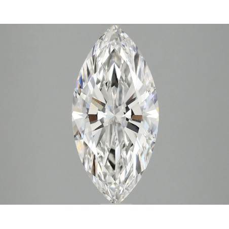 Diament laboratoryjny bezbarwny markiza, 2.1ct, VVS2, F, IGI LG726518897