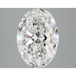 Diament laboratoryjny bezbarwny szlif owalny, 3ct, VVS2, E, IGI LG735581150