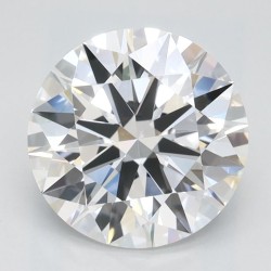 Diament laboratoryjny bezbarwny szlif okrągły, 2ct, VVS1, D, IGI LG720521144