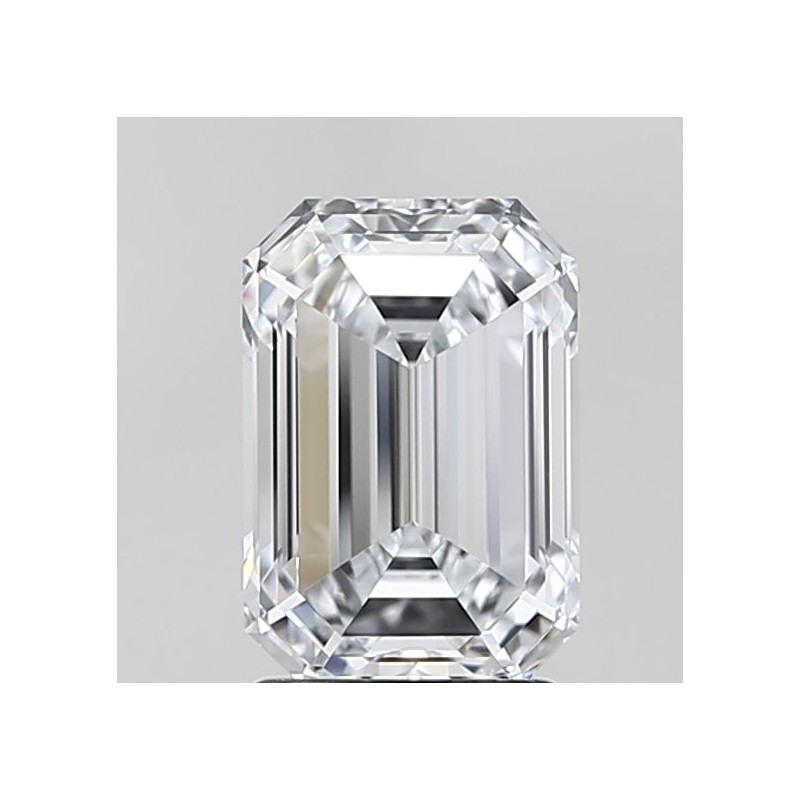 Diament laboratoryjny bezbarwny szlif szmaragdowy, 2.03ct, IF, F, IGI LG668433338