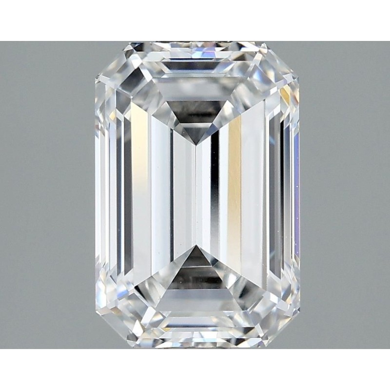 Diament laboratoryjny bezbarwny szlif szmaragdowy, 2.02ct, VVS1, E, HRD 240000082579