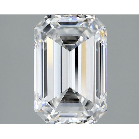 Diament laboratoryjny bezbarwny szlif szmaragdowy, 2.02ct, VVS1, E, HRD 240000082579