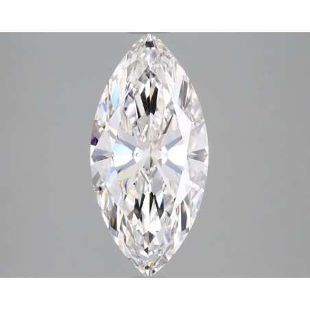 Diament laboratoryjny bezbarwny markiza, 2ct, VVS2, E, IGI LG648408959