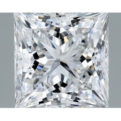 Diament laboratoryjny bezbarwny szlif princess, 2.63ct, VVS2, D, HRD 240000122152