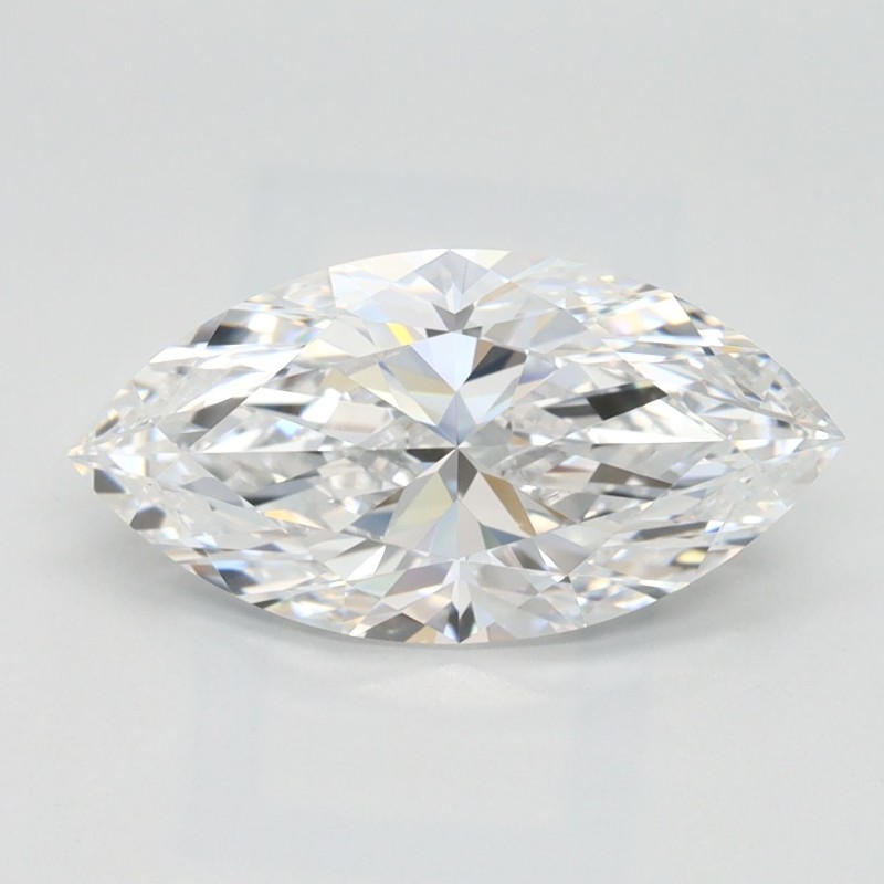 Diament laboratoryjny bezbarwny markiza, 2.08ct, VVS1, D, GIA 5526847574