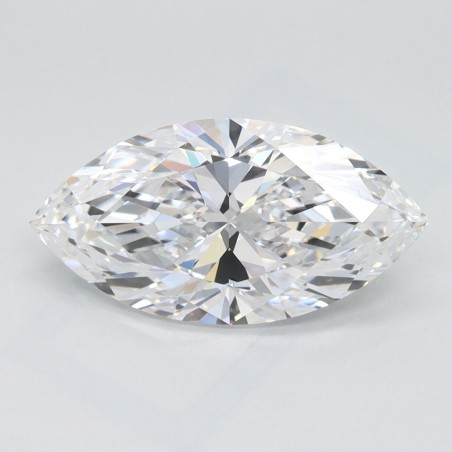Diament laboratoryjny bezbarwny markiza, 2.04ct, VVS1, D, GIA 2527847585