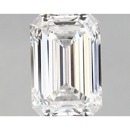 Diament laboratoryjny bezbarwny szlif szmaragdowy, 1.8ct, VVS2, E, IGI LG647410538