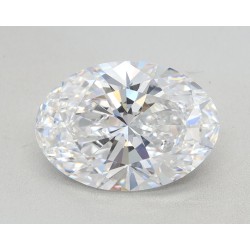 Diament laboratoryjny bezbarwny szlif owalny, 2.04ct, VVS1, D, GIA LG6481456268
