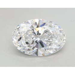 Diament laboratoryjny bezbarwny szlif owalny, 1.53ct, VVS1, D, GIA LG1483402491
