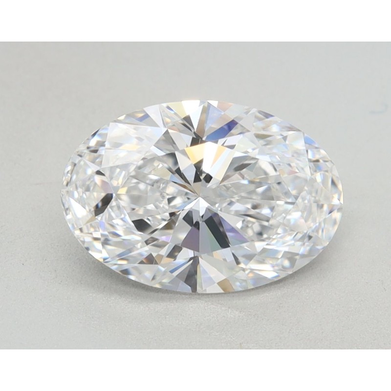 Diament laboratoryjny bezbarwny szlif owalny, 1.53ct, VVS1, D, GIA LG1483402491