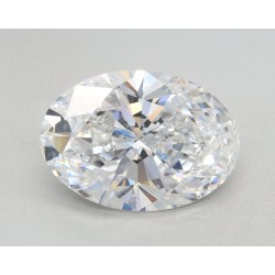 Diament laboratoryjny bezbarwny szlif owalny, 2.71ct, VVS1, D, GIA LG6482456053