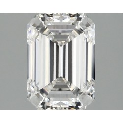 Diament laboratoryjny bezbarwny szlif szmaragdowy, 2.1ct, VVS2, F, IGI LG743547876