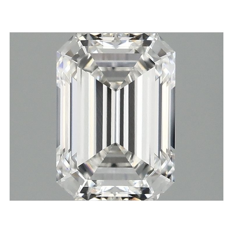 Diament laboratoryjny bezbarwny szlif szmaragdowy, 2.1ct, VVS2, F, IGI LG743547876