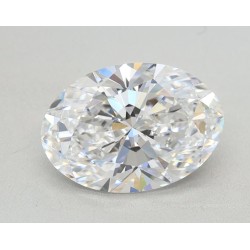 Diament laboratoryjny bezbarwny szlif owalny, 1.4ct, VVS2, D, GIA LG2486402271