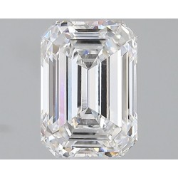 Diament laboratoryjny bezbarwny szlif szmaragdowy, 1.59ct, VVS2, E, IGI LG687561715