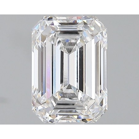 Diament laboratoryjny bezbarwny szlif szmaragdowy, 1.59ct, VVS2, E, IGI LG687561715