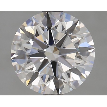 Diament laboratoryjny bezbarwny szlif okrągły, 2.03ct, VVS1, D, GIA 6505111737