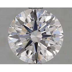 Diament laboratoryjny bezbarwny szlif okrągły, 2.06ct, VVS1, D, GIA 6502111609