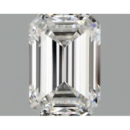 Diament laboratoryjny bezbarwny szlif szmaragdowy, 0.97ct, VVS2, E, IGI LG668427766