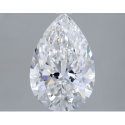 Diament laboratoryjny bezbarwny szlif gruszkowy, 2.27ct, VVS2, E, IGI LG573387401