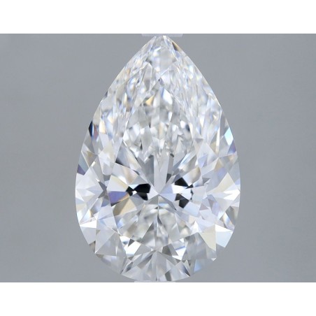 Diament laboratoryjny bezbarwny szlif gruszkowy, 2.27ct, VVS2, E, IGI LG573387401
