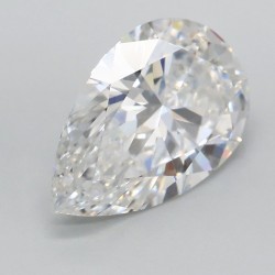 Diament laboratoryjny bezbarwny szlif gruszkowy, 2.08ct, VVS2, E, IGI LG727588692