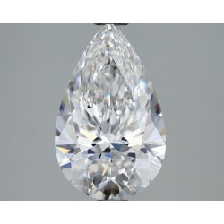 Diament laboratoryjny bezbarwny szlif gruszkowy, 1.09ct, VVS2, D, HRD 240000225940