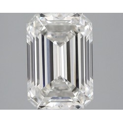 Diament laboratoryjny bezbarwny szlif szmaragdowy, 2.12ct, VVS2, F, IGI LG737515421