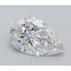 Diament laboratoryjny bezbarwny szlif gruszkowy, 1.04ct, VVS2, D, IGI LG633466737