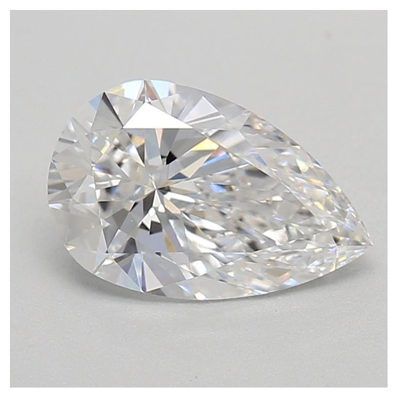 Diament laboratoryjny bezbarwny szlif gruszkowy, 1.06ct, VVS2, D, IGI LG633473745