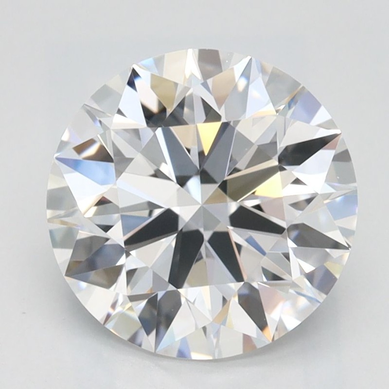 Diament laboratoryjny bezbarwny szlif okrągły, 2.44ct, IF, D, IGI LG720590574