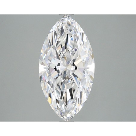Diament laboratoryjny bezbarwny markiza, 2.54ct, VVS2, D, IGI LG732580612