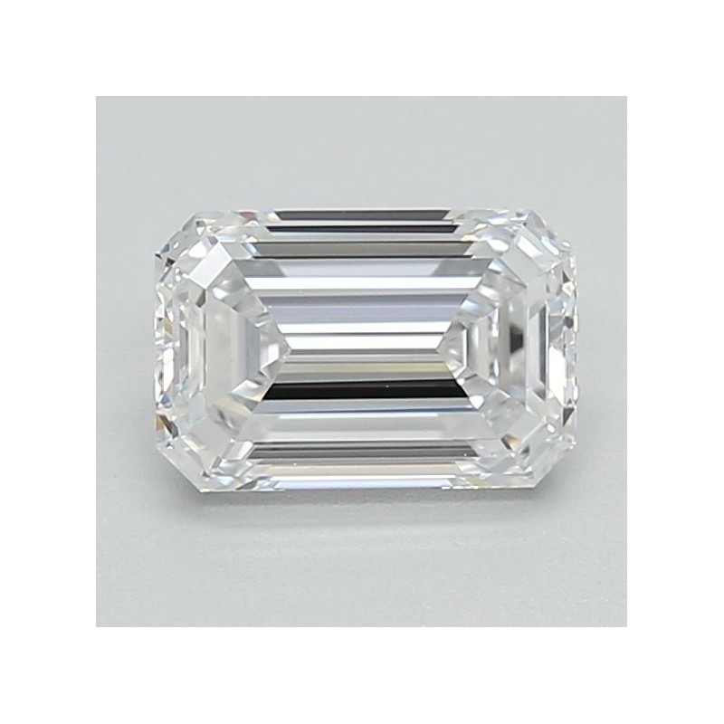 Diament laboratoryjny bezbarwny szlif szmaragdowy, 1.04ct, VVS1, D, IGI LG724584701