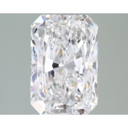 Diament laboratoryjny bezbarwny radiant, 2.5ct, VVS2, E, IGI LG722565543