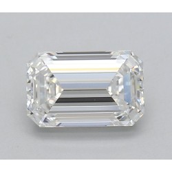 Diament laboratoryjny bezbarwny szlif szmaragdowy, 1.59ct, VVS1, E, IGI LG633466722